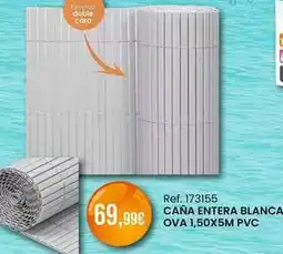 Afede Pvc - caña entera blanca ova oferta