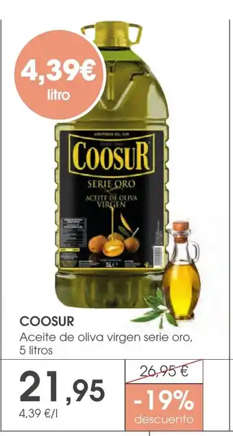 Supermercados Plaza COOSUR Aceite de oliva virgen serie oro oferta