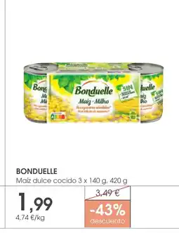 Supermercados Plaza BONDUELLE Maíz dulce cocid oferta
