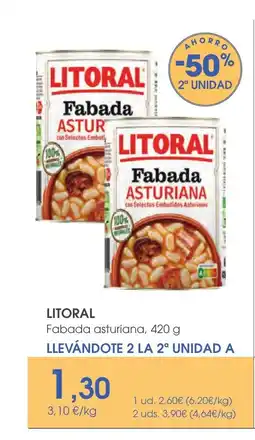 Supermercados Plaza LITORAL Fabada asturiana oferta