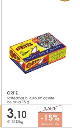 Supermercados Plaza ORTIZ Salteadas al ajillo en aceite de oliva oferta