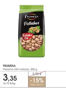 Supermercados Plaza FRUMESA Pistacho USA tostado oferta