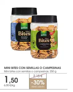 Supermercados Plaza Mini bites con semillas o campesinas oferta