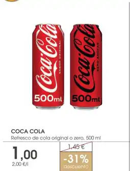 Supermercados Plaza COCA COLA Refresco de cola original o zero oferta
