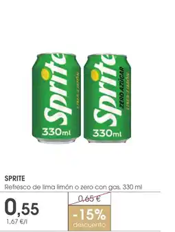 Supermercados Plaza SPRITE Refresco de lima limón o zero con gas oferta