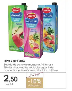 Supermercados Plaza JUVER DISFRUTA oferta