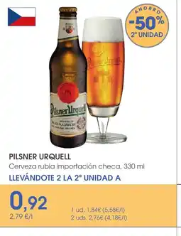 Supermercados Plaza PILSNER URQUELL Cerveza rubia importación checa oferta
