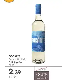 Supermercados Plaza BOCARTE Blanco Afrutado D.O. España oferta
