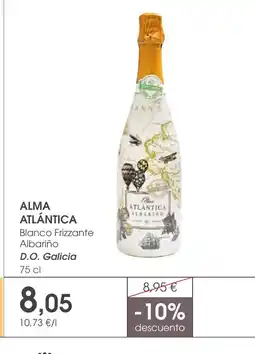 Supermercados Plaza ALMA ATLÁNTICA Blanco Frizzante Albariño D.O. Galicia oferta