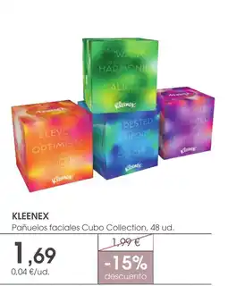 Supermercados Plaza KLEENEX Pañuelos faciales Cubo Collection, 48 ud. oferta
