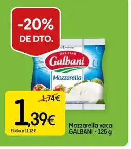 Dialprix GALBANI Mozzarella vaca oferta