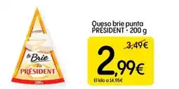 Dialprix PRÉSIDENT Queso brie punta oferta