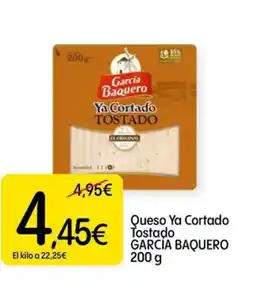 Dialprix GARCIA BAQUERO Queso Ya Cortado Tostado oferta