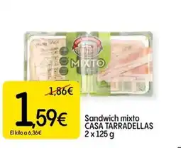 Dialprix CASA TARRADELLAS Sandwich mixto oferta