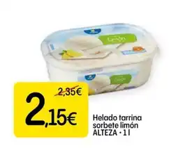 Dialprix ALTEZA Helado tarrina sorbete limón oferta