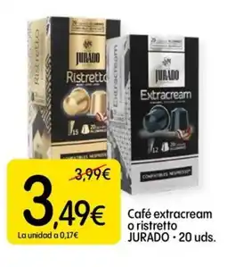 Dialprix JURADO Café extracream o ristretto oferta
