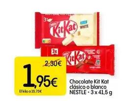 Dialprix NESTLE Chocolate Kit Kat clásico o blanco oferta