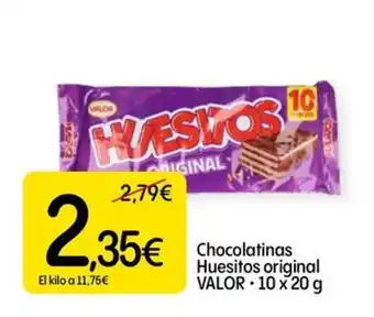 Dialprix VALOR Chocolatinas Huesitos original oferta