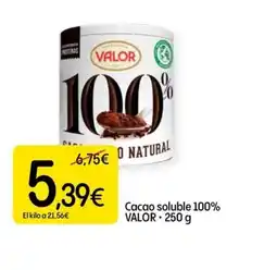 Dialprix VALOR Cacao soluble 100% oferta