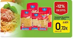 Dialprix ALTEZA Variedad de pastas oferta