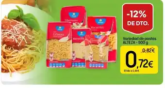 Dialprix ALTEZA Variedad de pastas oferta