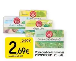Dialprix ESPAÑOLA Variedad de infusiones oferta