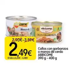 Dialprix ABRICOME Callos con garbanzos o manos de cerdo oferta
