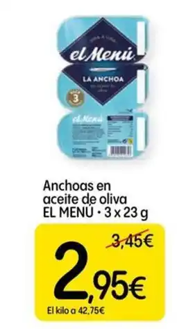 Dialprix EL MENÚ Anchoas en aceite de oliva oferta