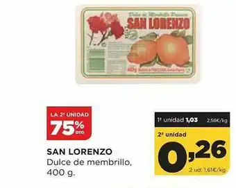 Alimerka San Lorenzo Dulce De Membrillo oferta