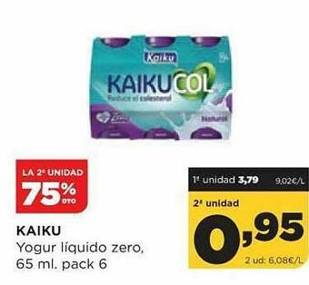 Alimerka Kaiku Yogur Líquido Zero oferta