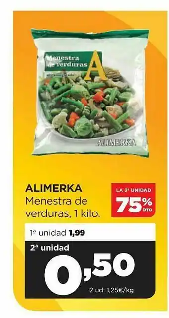 Alimerka Alimerka Menestra De Verduras oferta