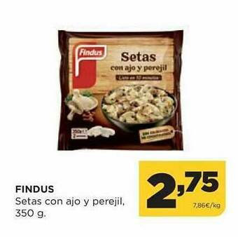 Alimerka Findus Setas Con Ajo Y Perejil oferta