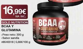 Costco Gold Nutrition Bcaa Y Glutamina oferta