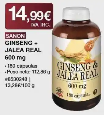 Costco Sanon Ginseng + Jalea Real oferta