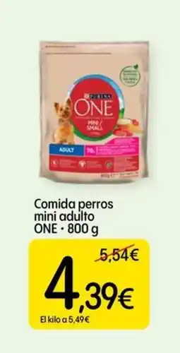 Dialprix ONE Comida perros mini adulto oferta