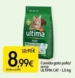 Dialprix ULTIMA CAT Comida gato pollo/ arroz oferta
