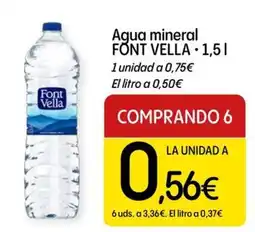 Dialprix FONT VELLA Agua mineral oferta