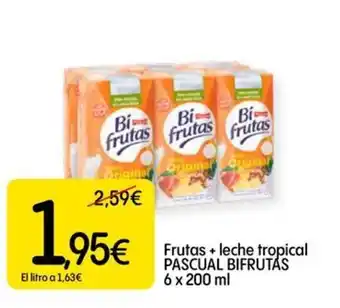 Dialprix PASCUAL BIFRUTAS Frutas + leche tropical oferta