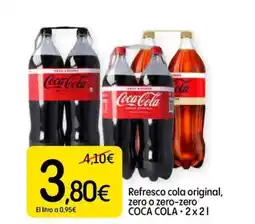 Dialprix COCA COLA Refresco cola original, zero o zero-zero oferta