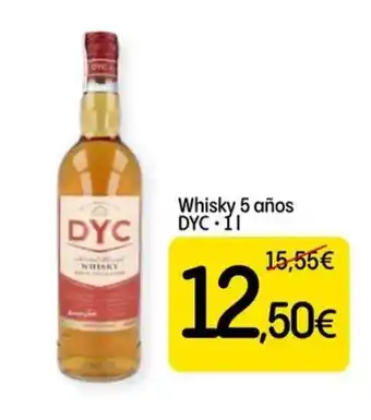 Dialprix DYC Whisky 5 años oferta