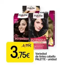 Dialprix PALETTE Variedad de tintes cabello oferta
