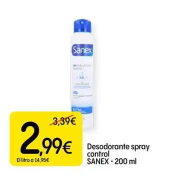 Dialprix SANEX Desodorante spray control oferta