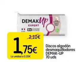 Dialprix DEMAK UP Discos algodón desmaquilladores oferta