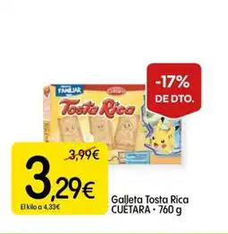 Dialprix CUETARA Galleta Tosta Rica oferta