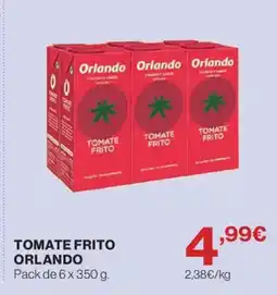 Hipercor ORLANDO Tomate frito oferta