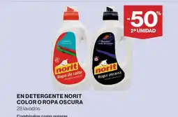 Hipercor En detergente norit color o ropa oscura oferta