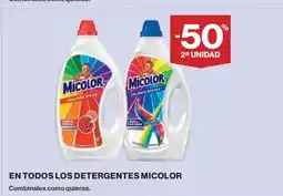 Hipercor MICOLOR todos los detergentes oferta