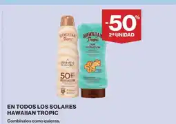 Hipercor HAWAIIAN TROPIC En todos los solares oferta
