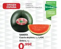 Hipercor Sandía oferta