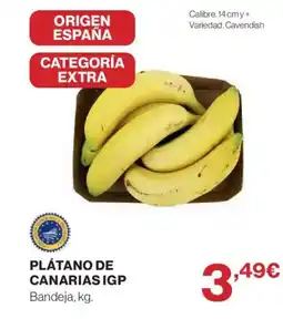Hipercor Plátano de canarias igp oferta
